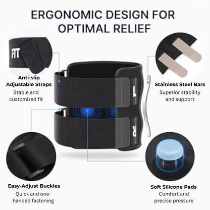 Upgraded SciRelief™ Dual Pressure Pad Brace