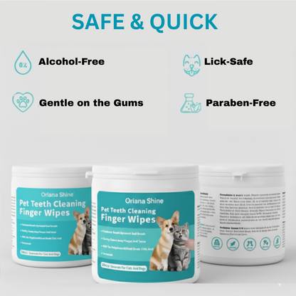 Vet Dental Teeth & Ear Wipes
